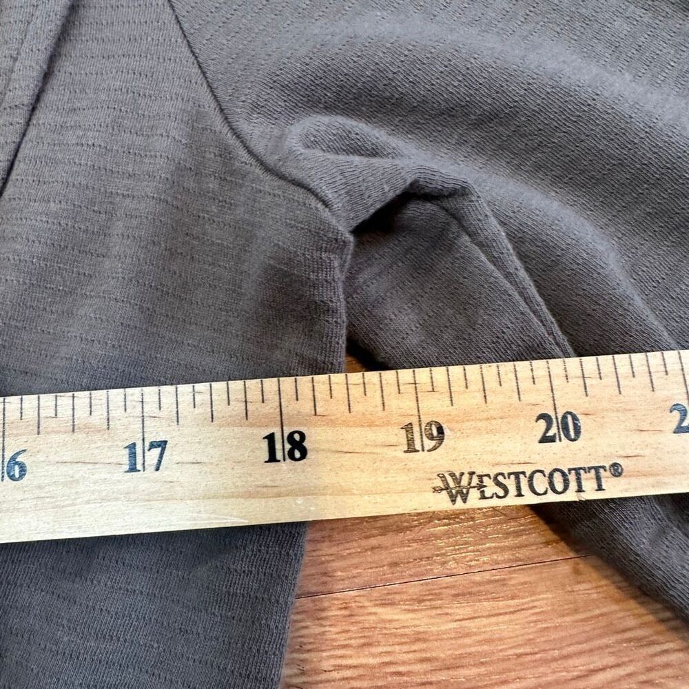 Matty M Open Front Cardigan Olive Green | Women Size M - Picture 9 of 11